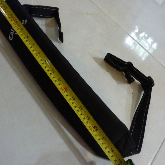 CALLAWAY Single Padded Adjustable Golf Bag Strap Replacement Golf Strap - Black - Picture 6 of 6